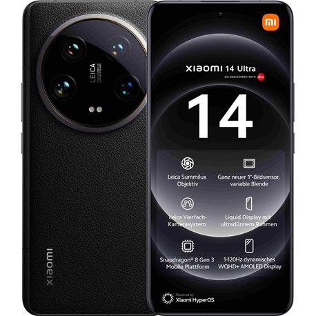 Smartphone XIAOMI 14 Ultra 6.73" 16Gb 512Gb 5G Negro