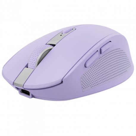 Ratón Trust Ozaa Óptico RF/Bluetooth Morado (25384)