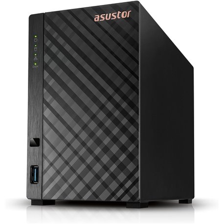 NAS Asustor RTD1619b 2 Bahías Ethernet Negro (AS1102TL)