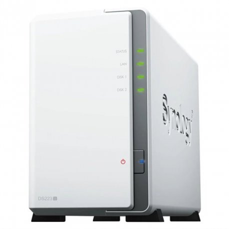 Caja NAS Synology DiskStation 1Gb SATA 2Bahías (DS223J)