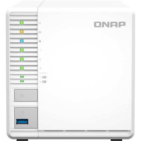 Caja Servidor NAS QNAP N5095 3 Bahias Blanco(TS-364-8G)