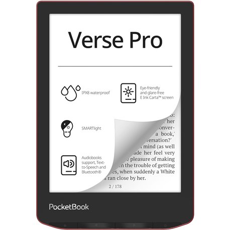 eBook PocketBook Verse Pro 6" 16Gb Rojo (PB634-3-WW)