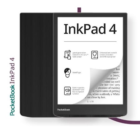 eBook PocketBook Inkpad 4 7.8" 32Gb Plata (PB743G-U-WW)