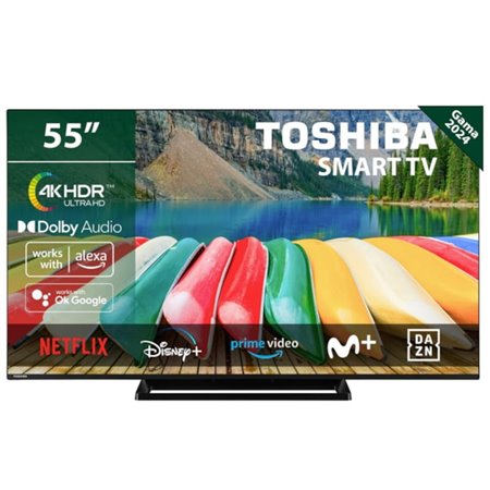 TELEVISOR LED TOSHIBA 55 4K UHD USB SMART TV ANDROID WIFI HOTEL DOLBY