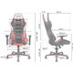 Silla Gaming Drift DR175 Roja/Blanca/Negra (DR175RED)