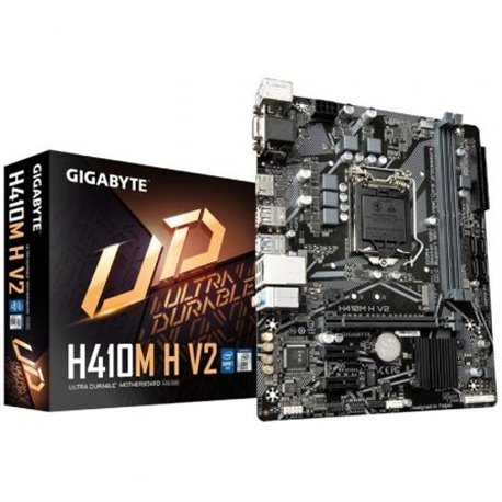 GIGABYTE H410M H V2:(1200) 2DDR4 VGA HDMI mATX