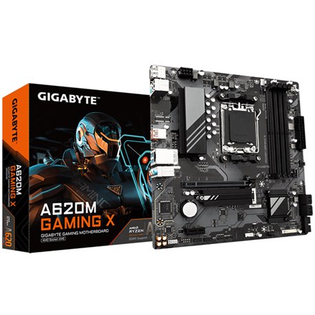 GIGABYTE  A620M GAMING X: (AM5) 2DDR5 VGA HDMI mATX