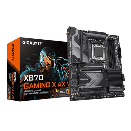 GIGABYTE X670 GAMING X AX V2: (AM5) 4DDR5 HDMI 4SATA3