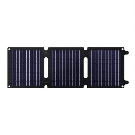 Panel Solar Portátil Trust Zuny 20W 2xUSB Negro (25238)