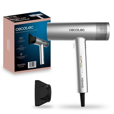 Secador Pelo CECOTEC IoniCare RockStar Aluminum(04933)