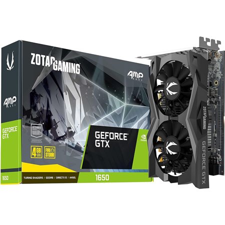 TARJETA DE VIDEO NVIDIA ZOTAC GAMING GTX1650 4GB GDDR6 PCIE HDMI DVI DP