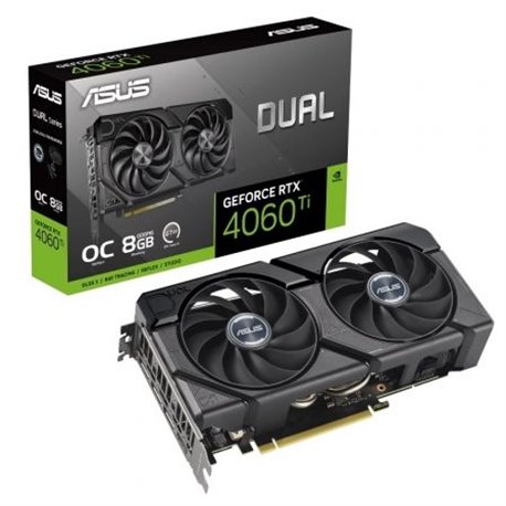 ASUS Dual -RTX4060TI-O8G-EVO NVIDIA GeForce RTX 4060 Ti 8 GB GDDR6