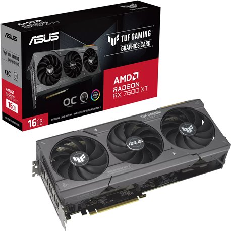 ASUS TUF Gaming TUF-RX7600XT-O16G-GAMING AMD Radeon RX 7600 XT 16 GB GDDR6