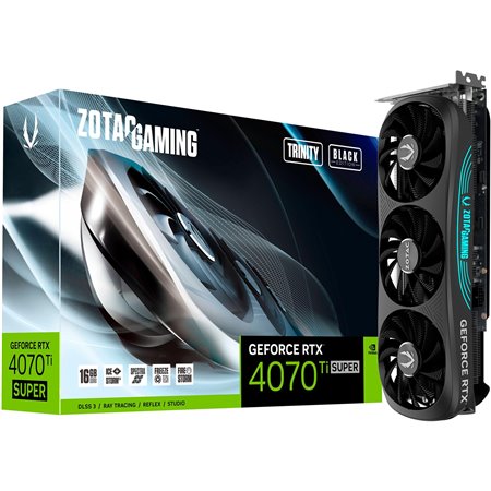 TARJETA DE VIDEO ZOTAC RTX 4070TI SUPER 16GB TRINITY DDR6 PCIE