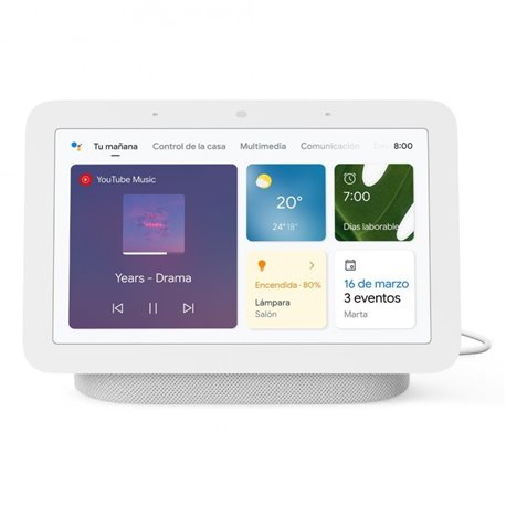 Google Nest Hub ES 7" WiFi Tiza 2ª Gen. (GA01331-IT)