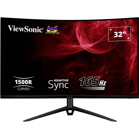 MONITOR GAMING VIEWSONIC 32? 165HZ CURVO MULTIM ERGONOMICO HDMI DP 3YR GAR