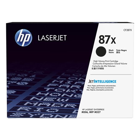 Toner HP LaserJet 87X Negro 18000 páginas (CF287X)