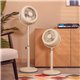 Ventilador Pie CECOTEC 250 ClassicStyle Beige (08205)