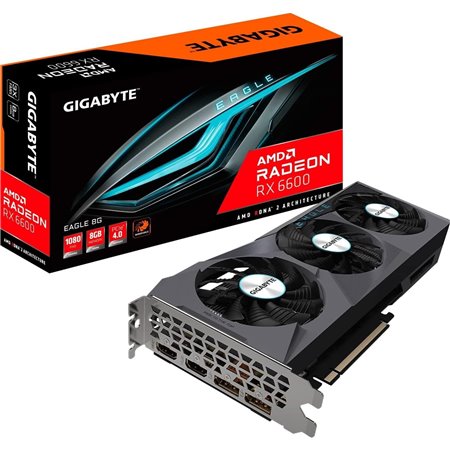 GIGABYTE RX6600 EAGLE 8G (GV-R66EAGLE-8GD) Revisión 1.0