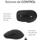 Ratón SUBBLIM Curve Bluetooth Negro (SUBMO-EDCUR01)