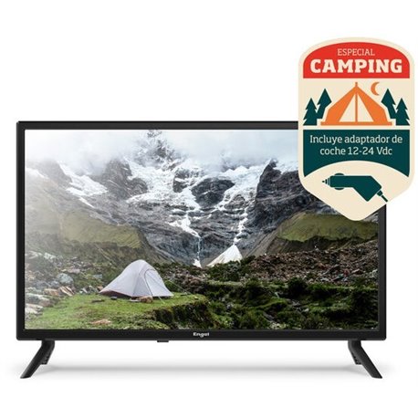 TV Engel 24" DLED HD Especial Camping Negro (LE2462CA)