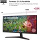 Monitor Gaming LG 29" UltraWide FHD Negro (29WP60G-B)