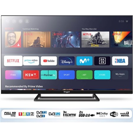 TV Engel 40" LED FHD Smart TV 2xUSB 3xHDMI (LE4085SM)