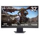 Monitor Gaming LG 32" VA QHD 1000R Curvo (32GS60QC-B)