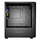 Semitorre UNYKA Mini Glayze ARGB mATX Negra (UK113021)