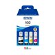 Tinta Epson 102 EcoTank Pack Negro/Color (C13T03R640)