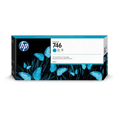 Tinta HP Cian 300ml (P2V80A) N746