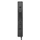 REGLETA TRUST 6 SCHUKOS INTERRUPTOR 1,8M BLACK