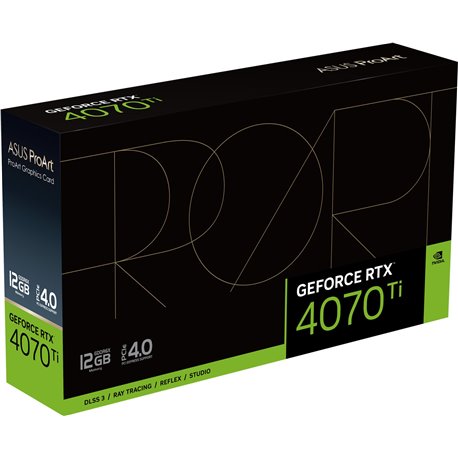 TARJETA DE VIDEO ASUS  PROART RTX4070TI 12GB GDDR6X PCIE 4.0 BULK + SOPORTE