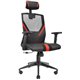 Silla Mars Gaming Ergonómica Negra/Roja (MGCERGOBR)