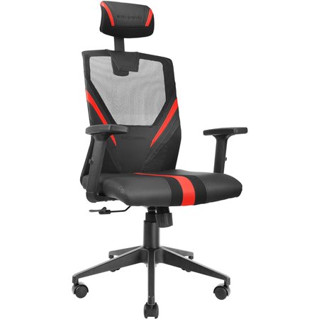 Silla Mars Gaming Ergonómica Negra/Roja (MGCERGOBR)