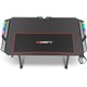 Mesa Gaming Drift RGB 116x75x60cm Negra (DRDZ150RGB)