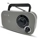 Radio DENVER FM Analógica Gris (TR-51GR GREY)