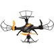 Dron DENVER Cuadricóptero Negro/Naranja (DCW-380)