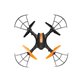 Dron DENVER Cuadricóptero Negro/Naranja (DCW-380)