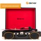 Tocadiscos DENVER USB con altavoz Negro (VPL-120BLACK)