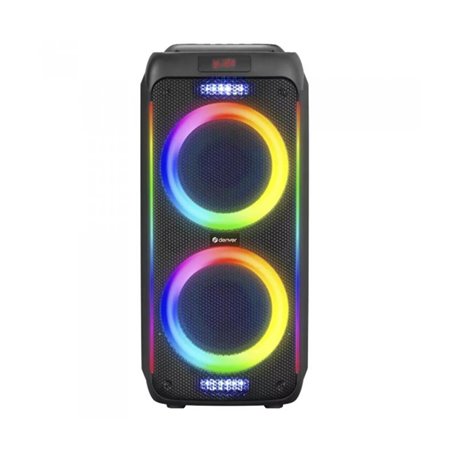 Altavoz DENVER RGB 100W Bluetooth Negro (BPS-458)