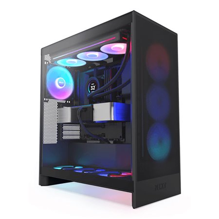 Semitorre NZXT H7 Flow RGB USB-A/C Negra (CM-H72FB-R1)