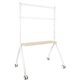 Soporte de Suelo TOOQ 49"-80" Blanco/Haya (FS20207M-W)