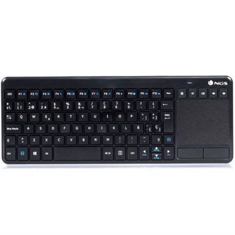 Teclado NGS Wireless 2.4GHz RF Negro (TV WARRIOR)