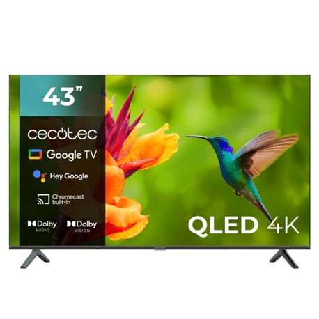 TV CECOTEC VQU40043S 43" QLED 4K UHD Negro (00982)