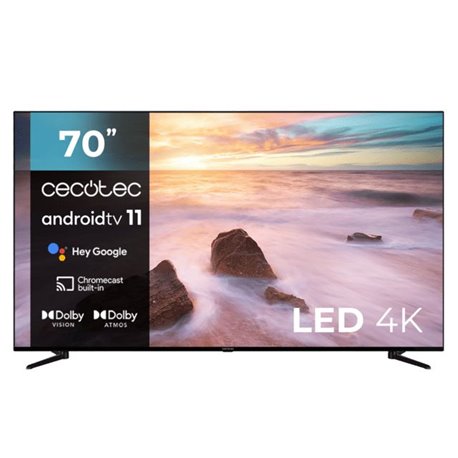 TV CECOTEC ALU20070S 70" LED 4K UHD Negro (02620)