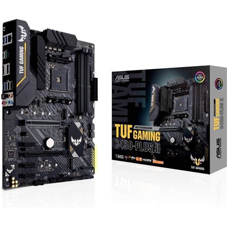 ASUS TUF B450-PLUS GAMING II: (AM4) 4DDR4 HDMI RJ45 ATX