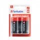 Pilas alcalinas LR20 Verbatim (pack 2) (49923)