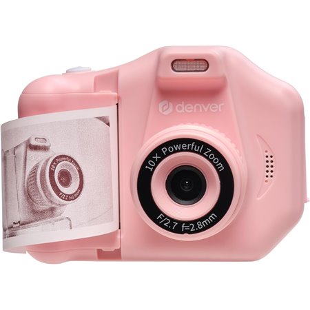 Cámara Digital DENVER 2.8" para Niños Rosa (KPC-1370P)