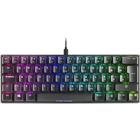 Teclado Mecánico Mars Gaming Full RGB Black (MKMINIBES)